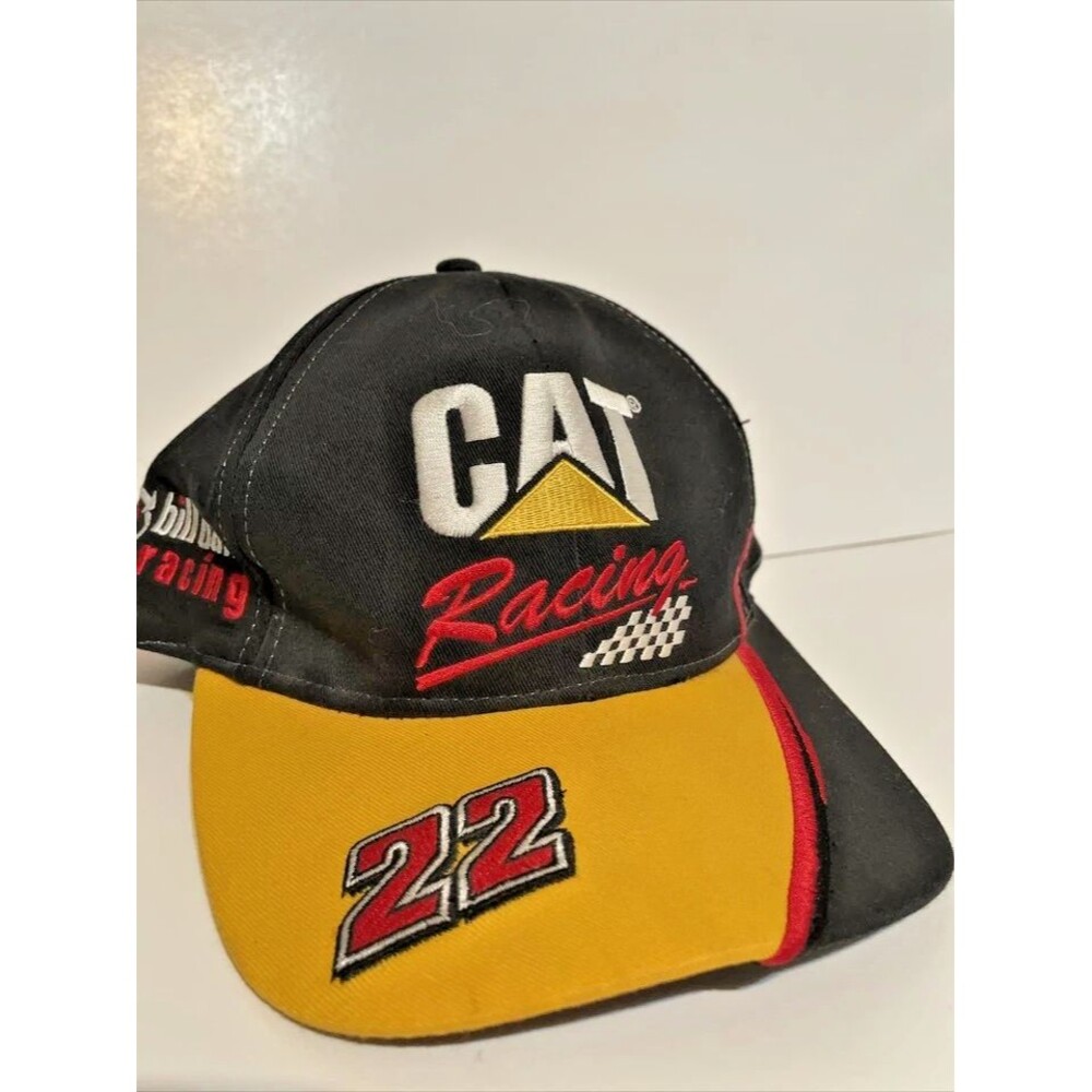 Vintage‎ Cat Racing Dodge #22 NASCAR Hat Bill Davis Racing Embroidered